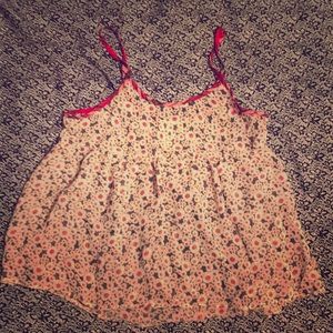 Eyelash couture tank top.